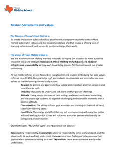 Mission Statement and Values thumbnail